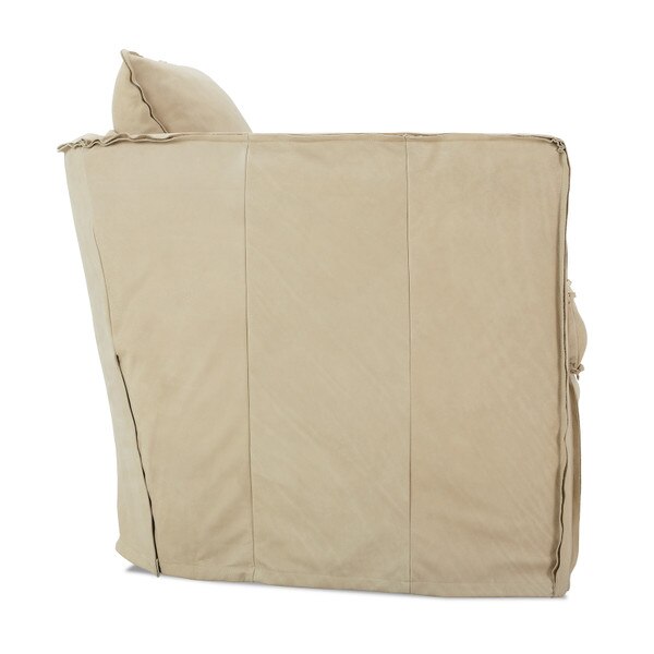 Leo Suede Swivel Chair